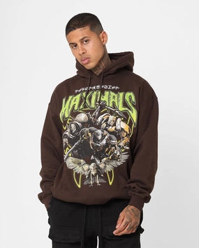 spring outfit Goat Crew X Transformers Maximals Vintage Hoodie Black Wash