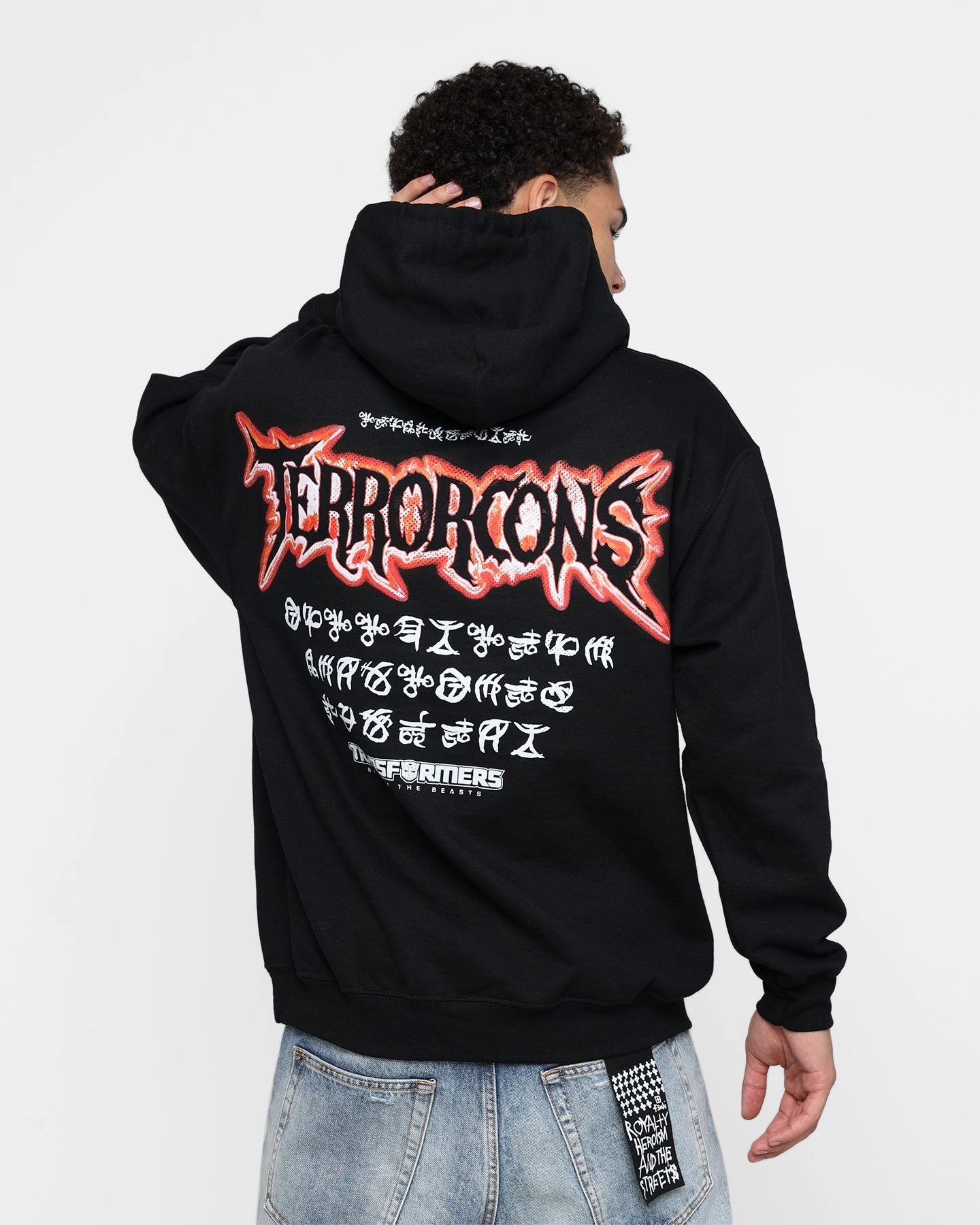 Goat Crew X Transformers Terrorcons Hoodie Black Taped Edges