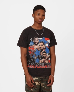Goat Crew X UFC Sean Strickland Vintage T-Shirt Black Wash Quick Fit Smart Outfit