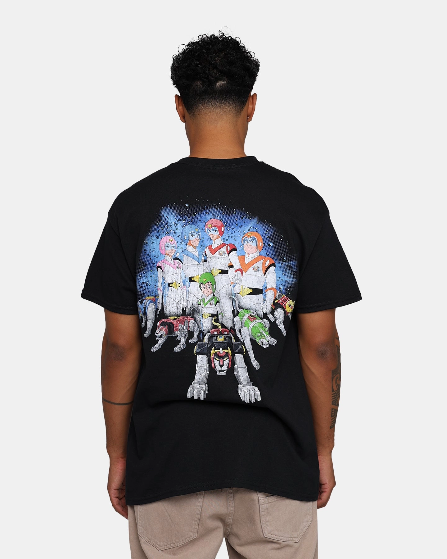 Goat Crew X Voltron Voltron T-Shirt Black Durable Ribbed Hem