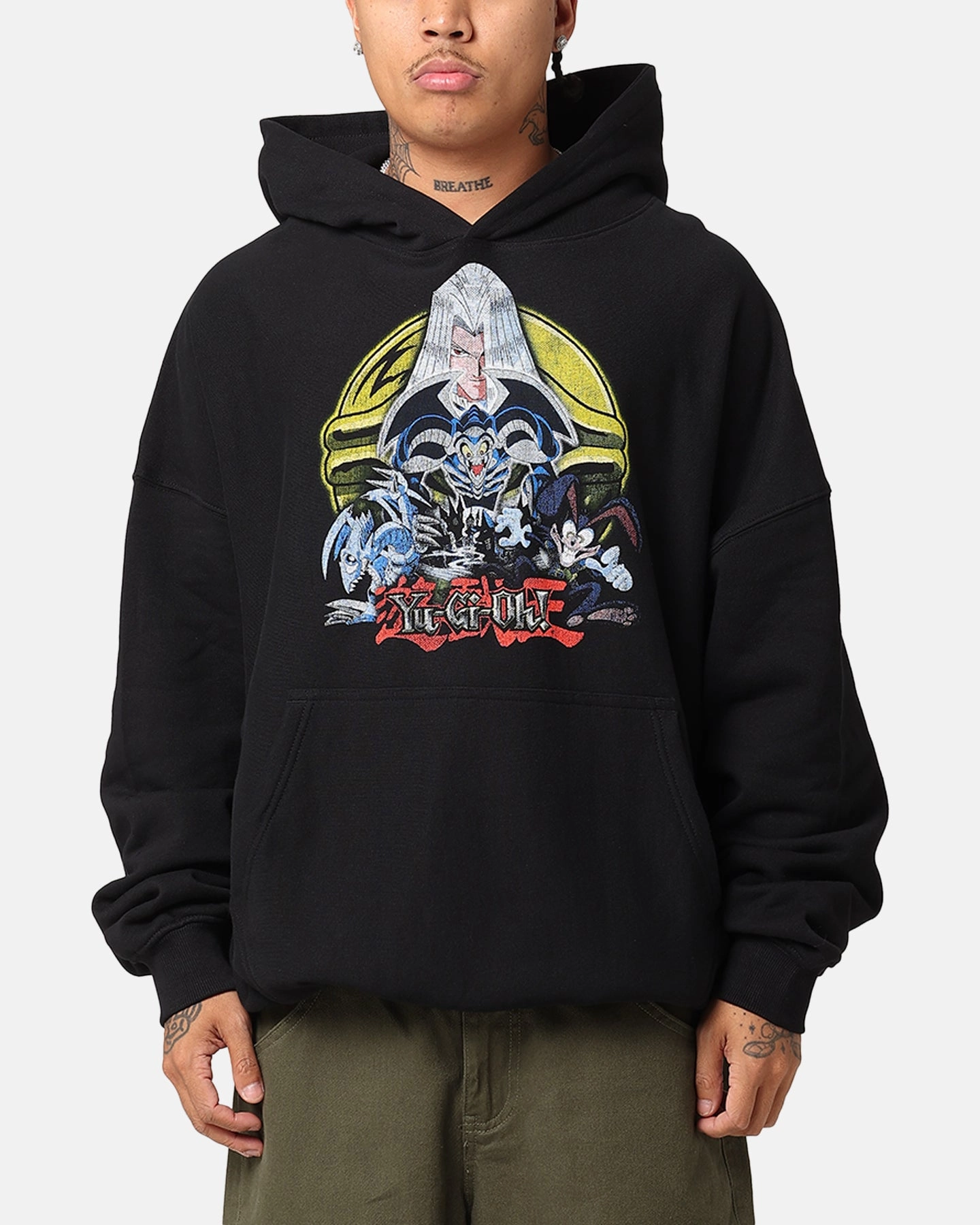 Goat Crew X Yu-Gi-Oh! Pegasus Premium Hoodie Black Layer Base Recover
