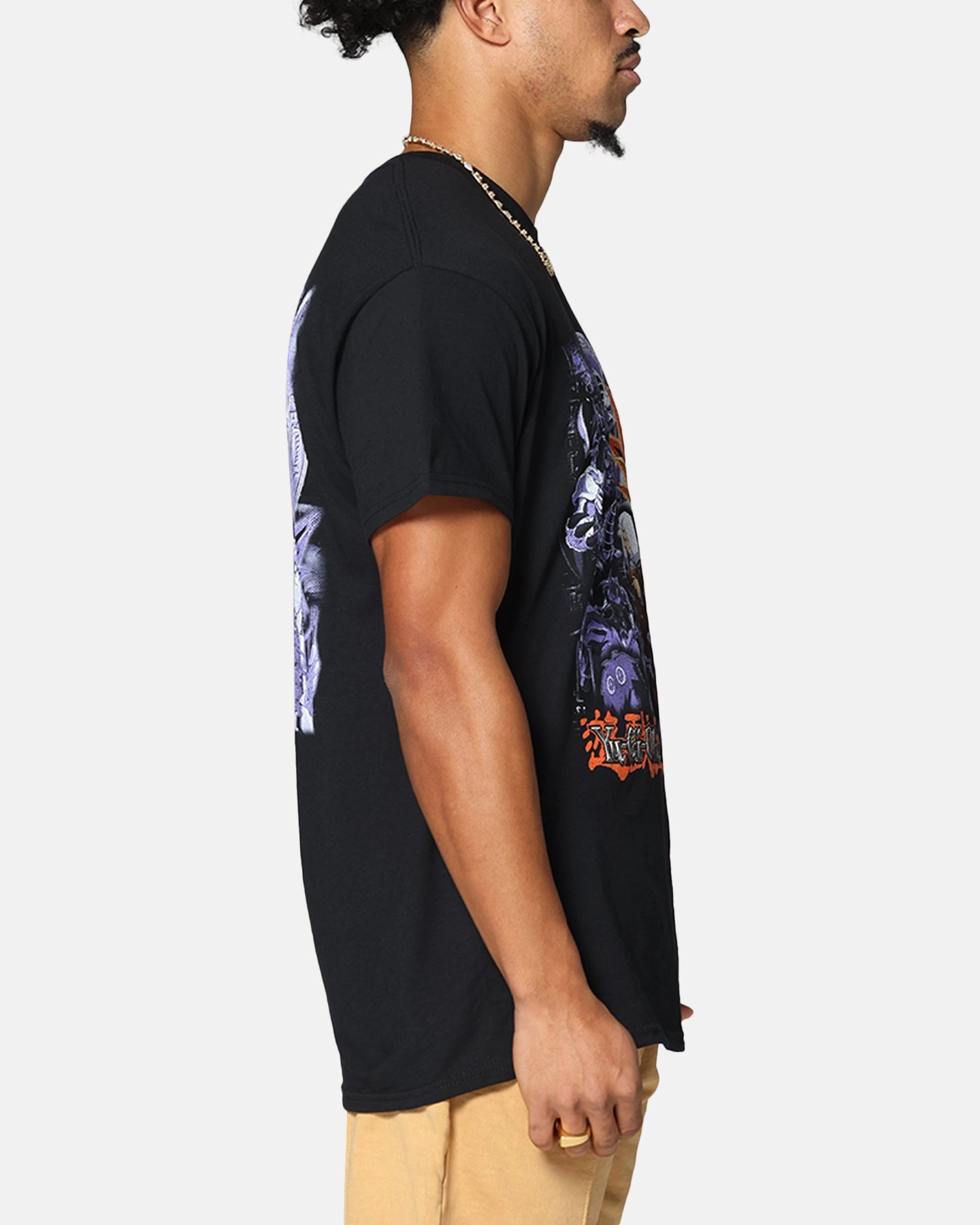 Fun Prints Goat Crew X Yu-Gi-Oh! Yami Yugi T-Shirt Black