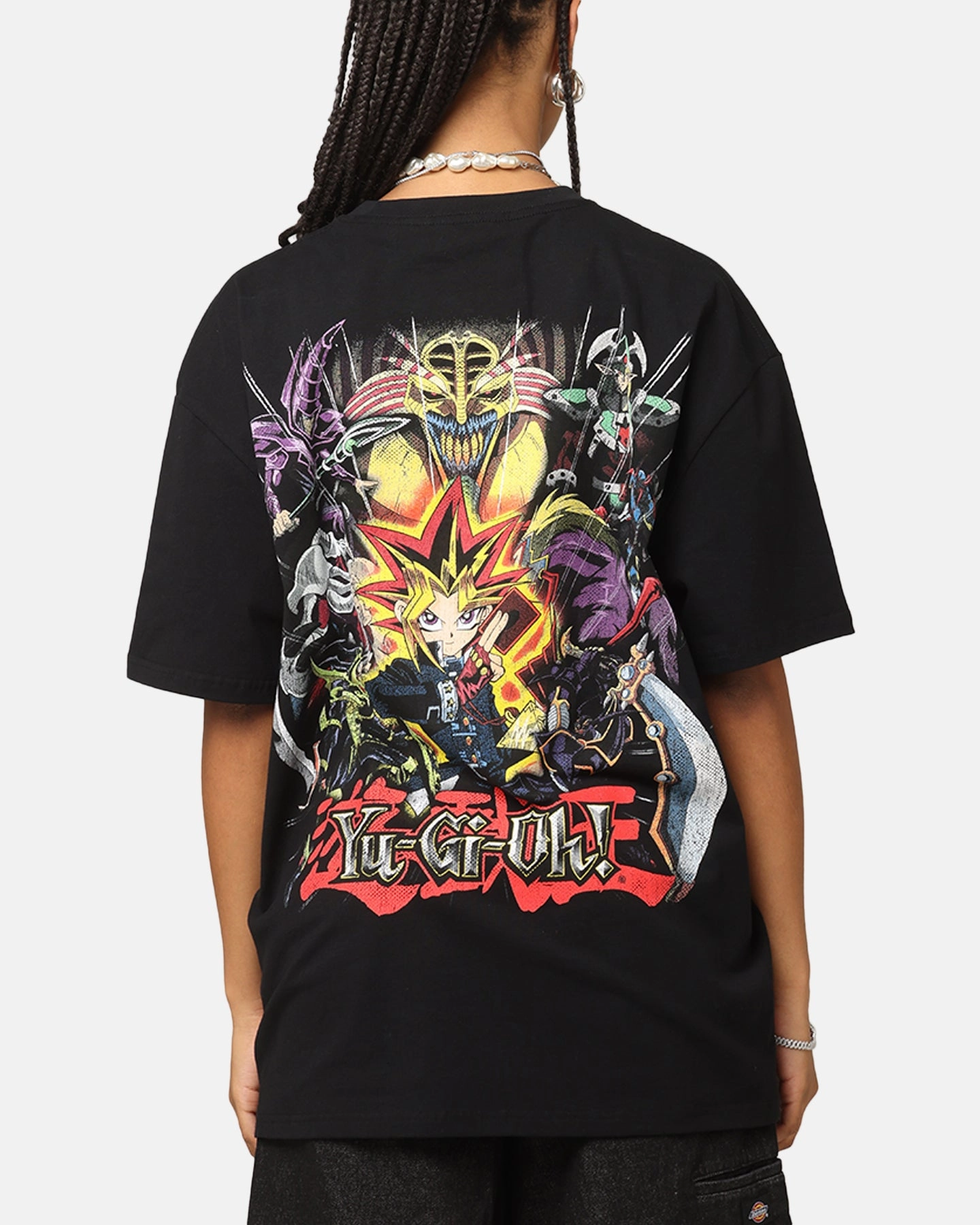 Goat Crew X Yu-Gi-Oh! Yugi Mutou Heavy T-Shirt Black Yoga class DoubleStitched Seams