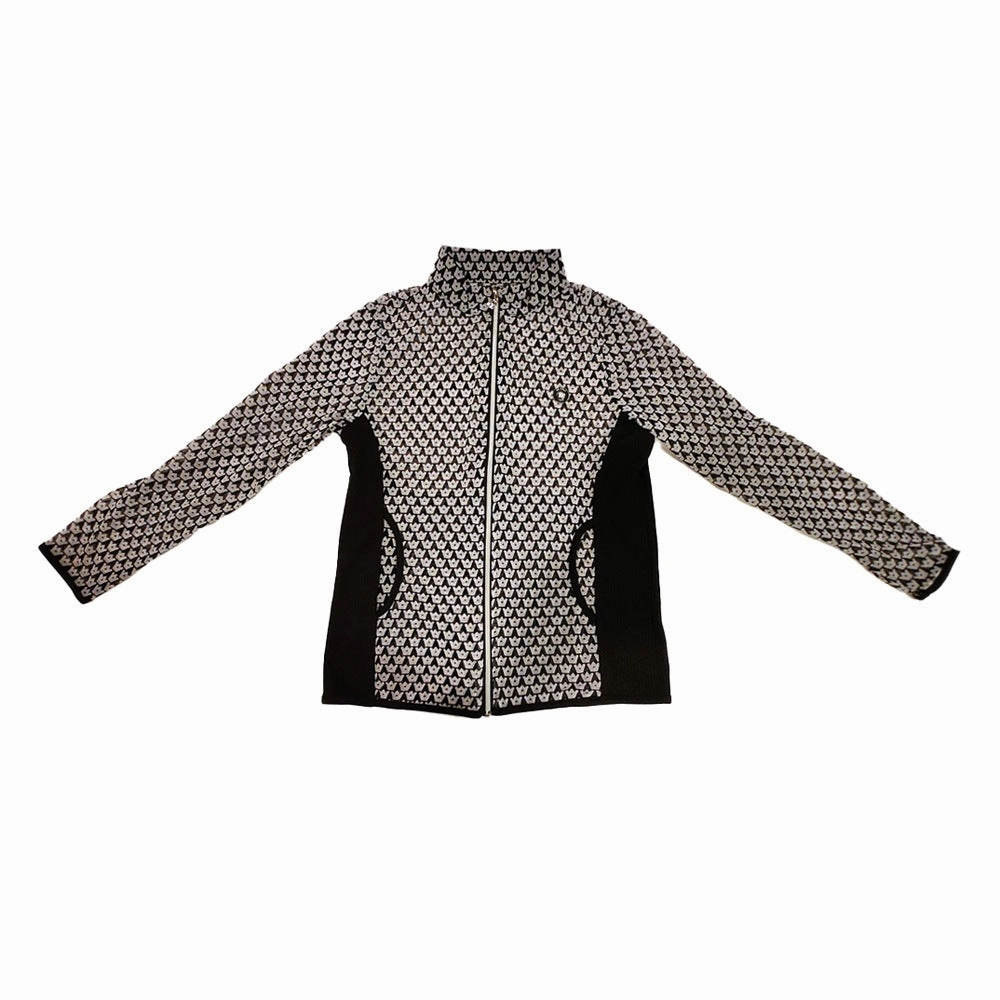 Golfio - BG Golf Crown Open Golf Jacket Black - 24 Women Snag Proof Surface UV Protective Layer