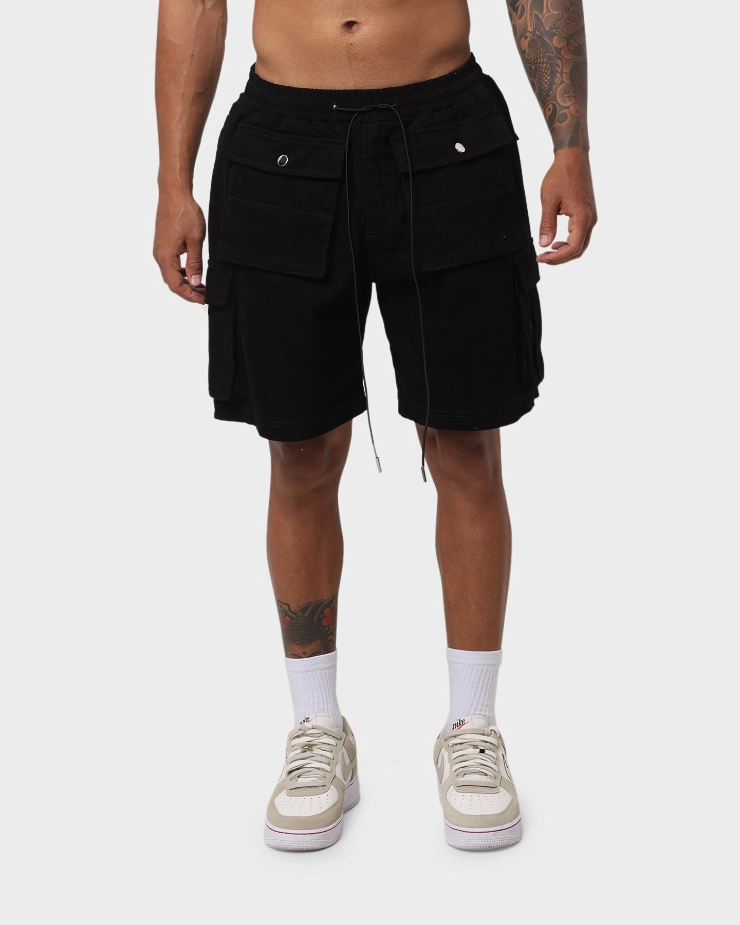 MultiPurposeUtility EN ES EBB Tide Cargo Shorts Black