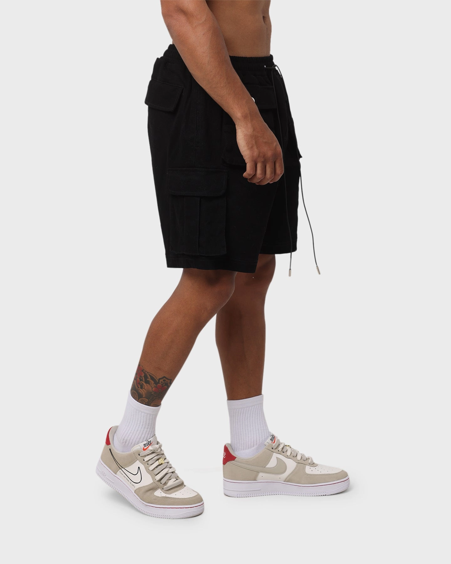 button fly Silicone Gripper Strips EN ES EBB Tide Cargo Shorts Black