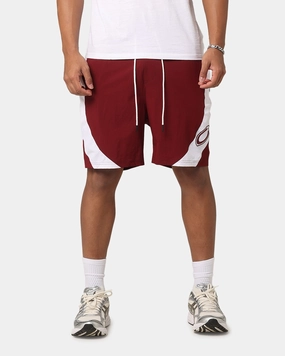 Carre C-Star Warm Up Shorts Maroon/White t shirt