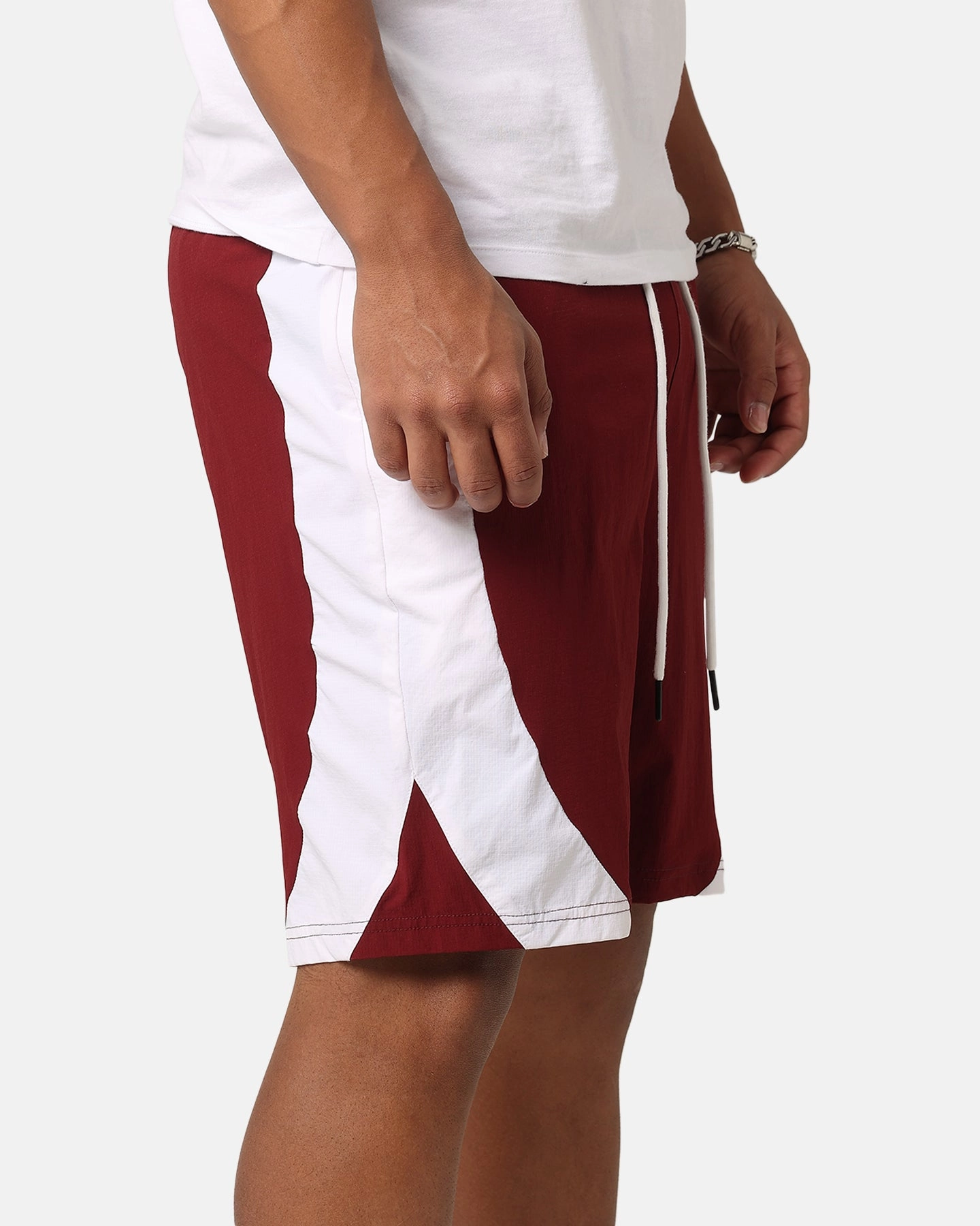 ReflectiveAccents Sun Protection Carre C-Star Warm Up Shorts Maroon/White