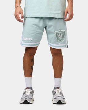 Smooth Texture Bacterial Growth Prevention New Era Las Vegas Raiders 'Logo Select Mint' Shorts Mint/White