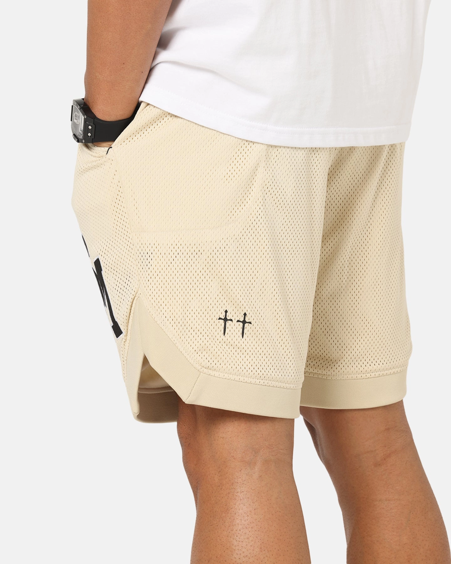 Quick Adjust Fit Saint Morta La Rambla Basketball Shorts Dirty Blonde