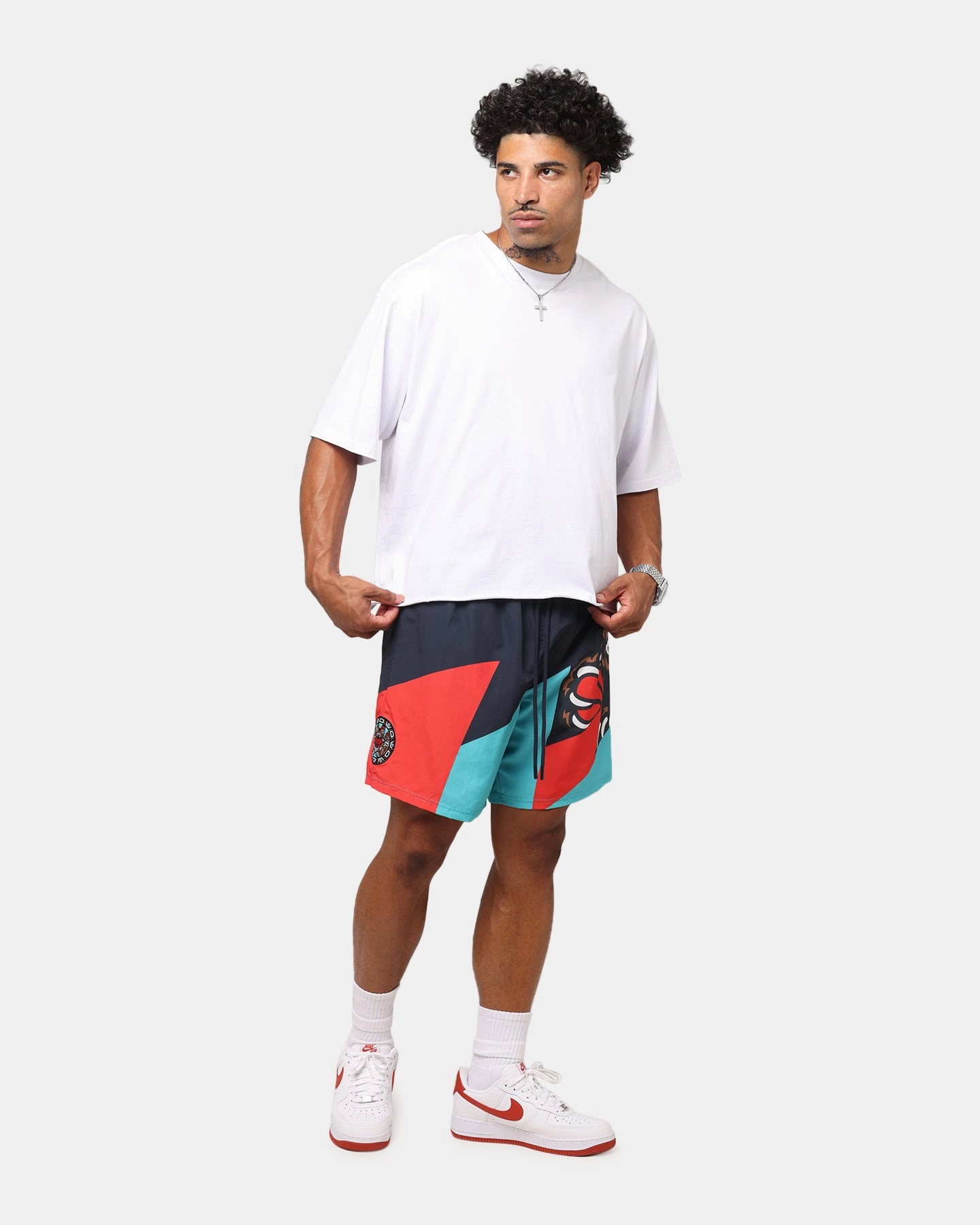 Mitchell & Ness Memphis Grizzlies 30 Year Shorts Black/Teal Cargo shorts