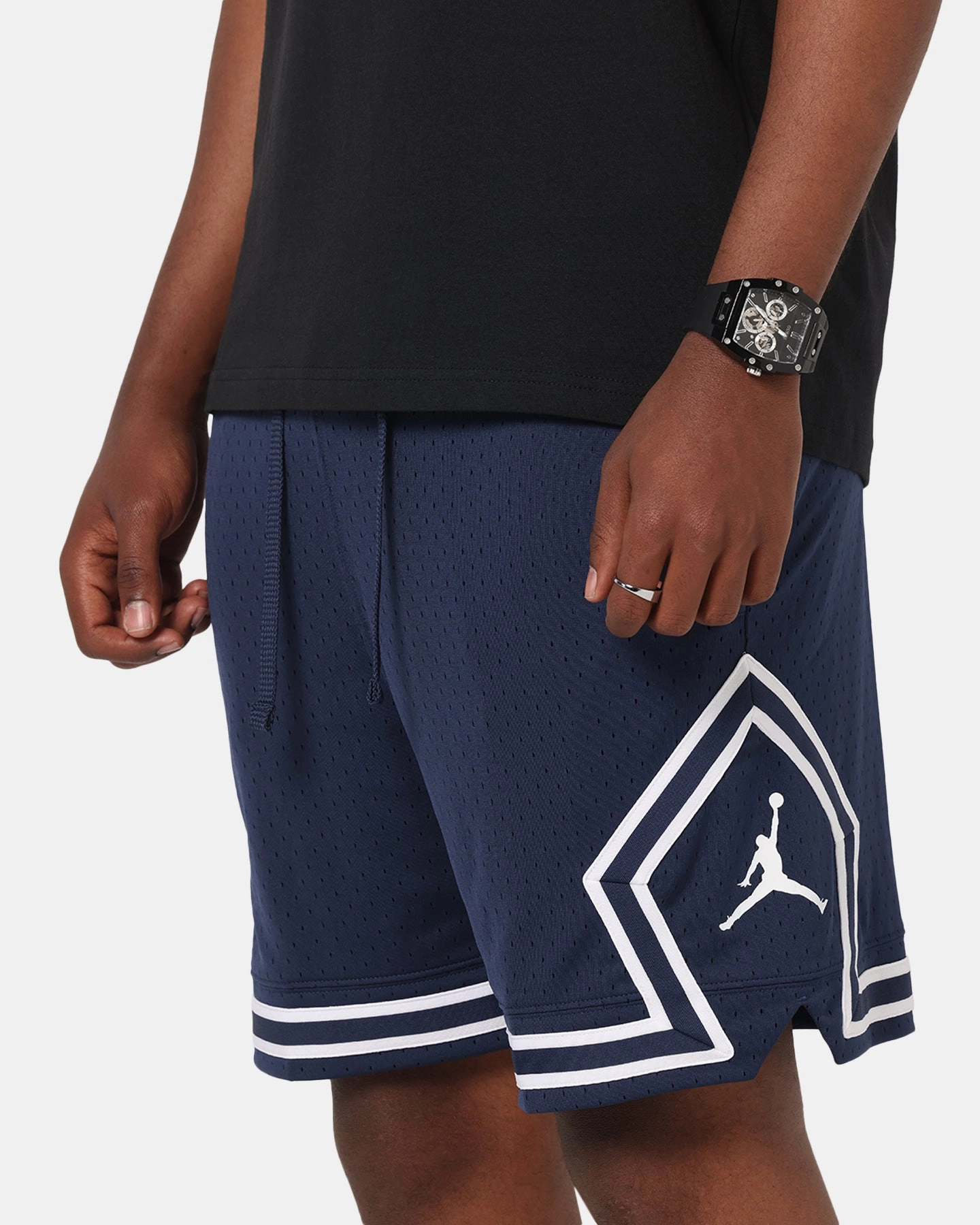 Jordan Dri-FIT Sport Diamond Shorts Midnight Navy/White barbecue outfit Extended Inseam Options