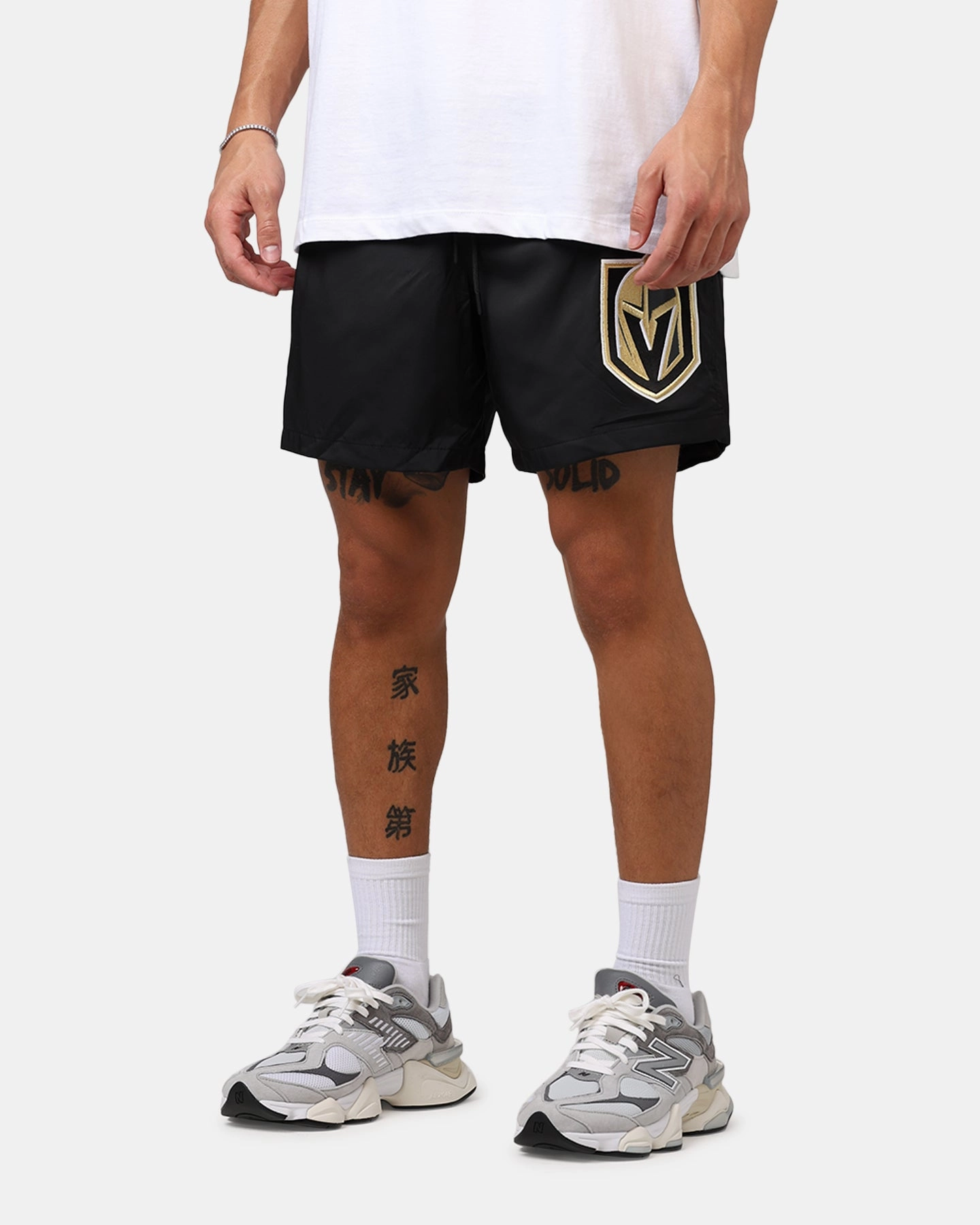 Weekend Wear Non Irritating Tags Pro Standard Vegas Golden Knights Classic Woven Shorts Black
