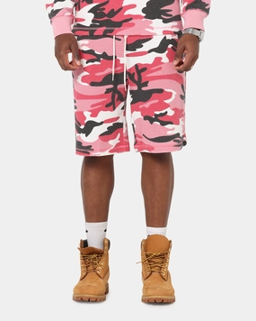 plain shorts Sporty Chic XXIII Printed Thermal Shorts Pink Camo