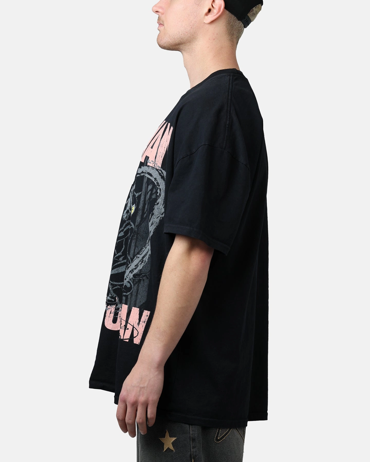 Goat Crew X DC Batman Batman & Catwomen Heavyweight T-Shirt Black Customer Favorite Active Style