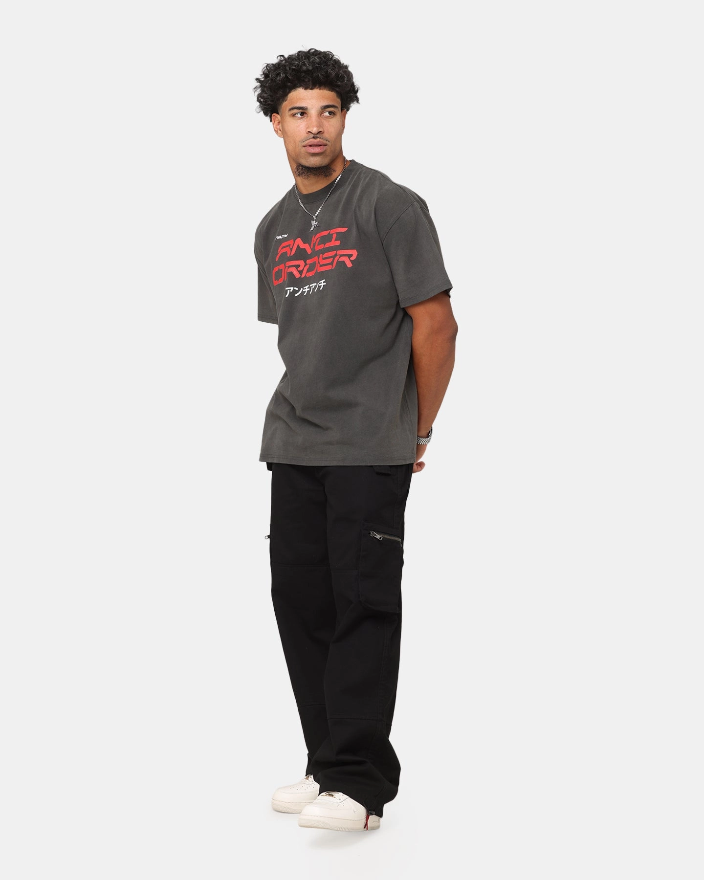 Smart Fit Cozy and Comfortable The Anti Order Tori Boxy T-Shirt Black Wash