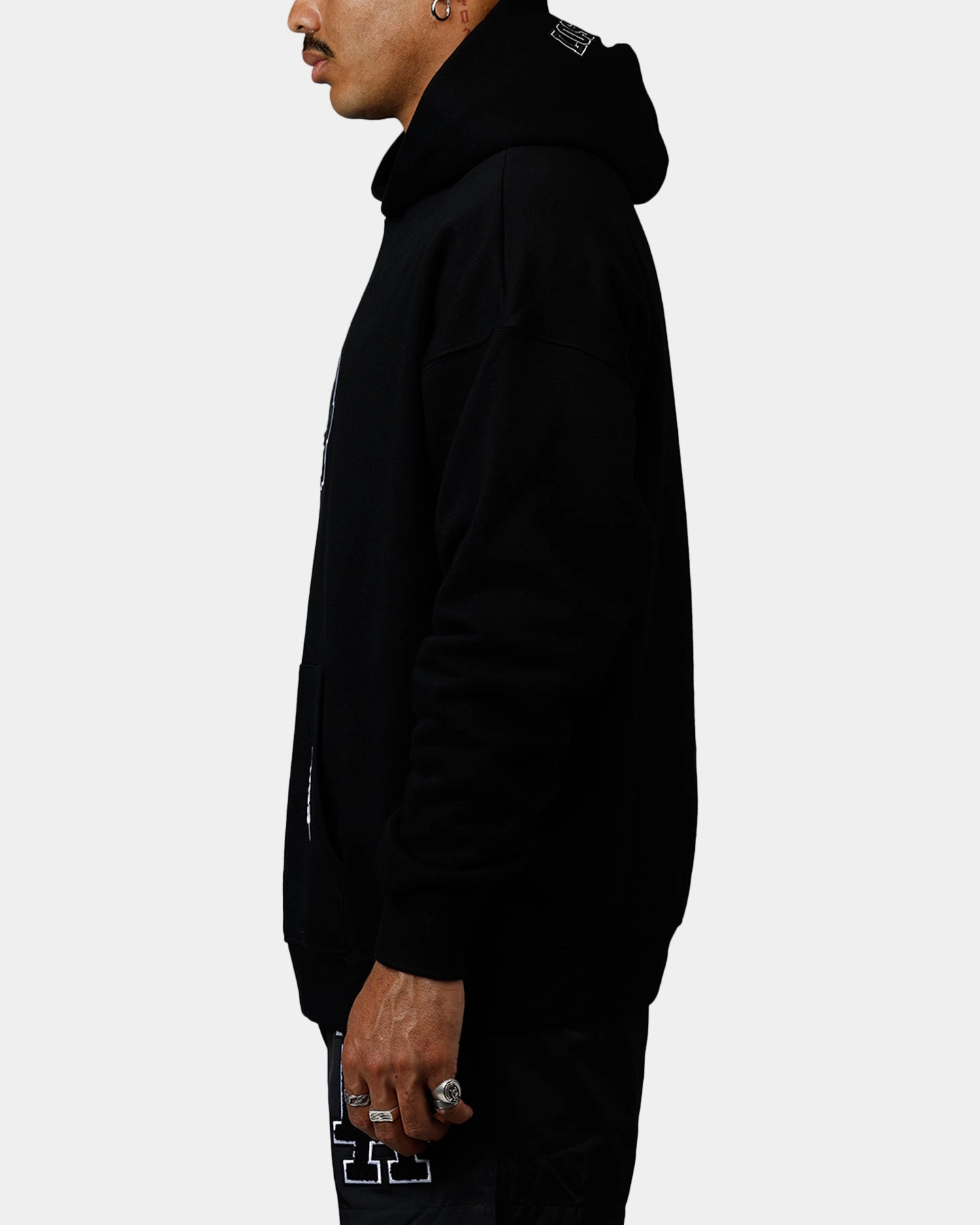 Pro Standard Los Angeles Dodgers Chenille Hoodie Black Upgrade