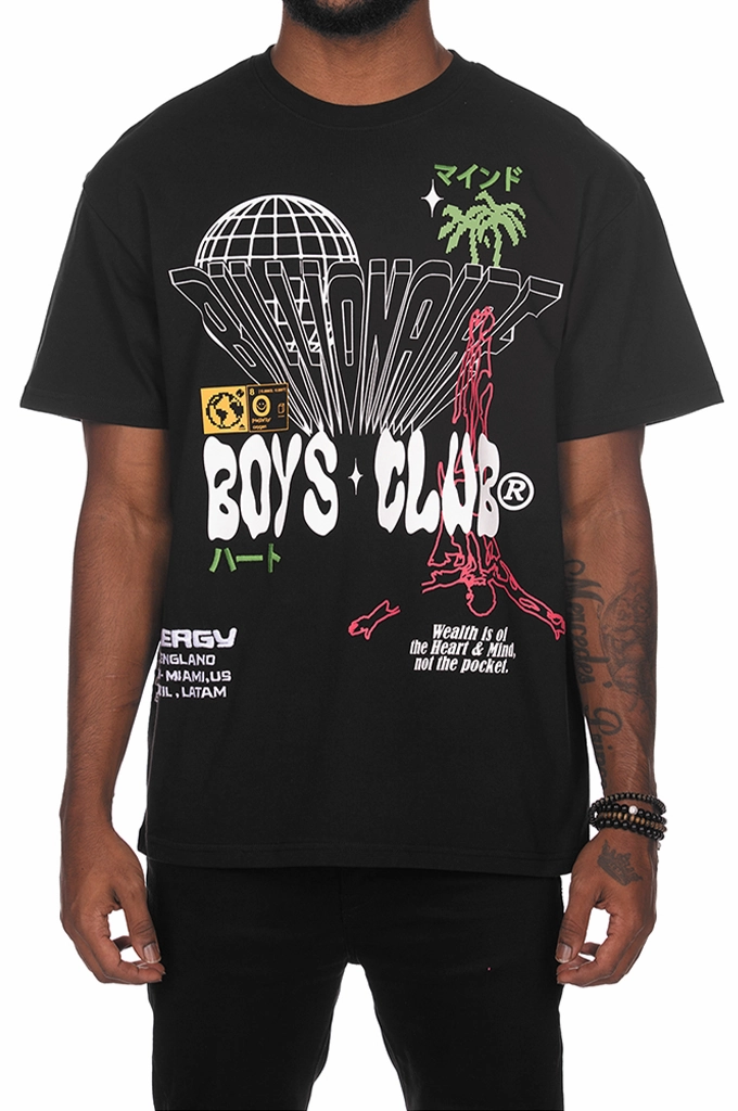 Billionaire Boys Club BB Around The World SS Knit Tee NonIrritatingTags Ergonomic Cut