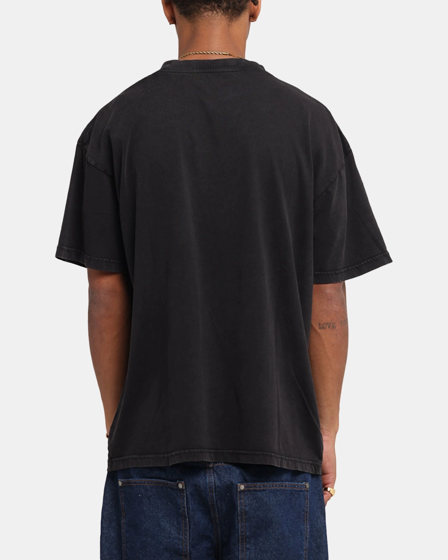 Carre Players Choice T-Shirt Black Acidwash Heathered Fabric Breathable and Comfortable