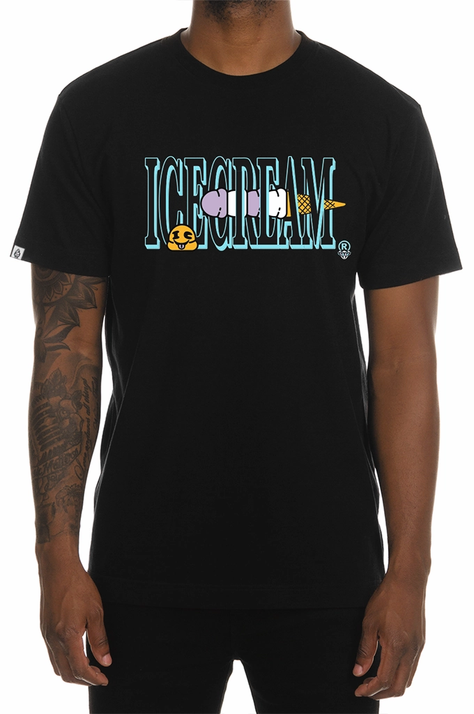 Oversized Silhouette Icecream Drop SS Tee