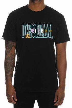 V neck elegance Icecream Drop SS Tee