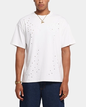 XXIII Distressed T-Shirt White Fit For All