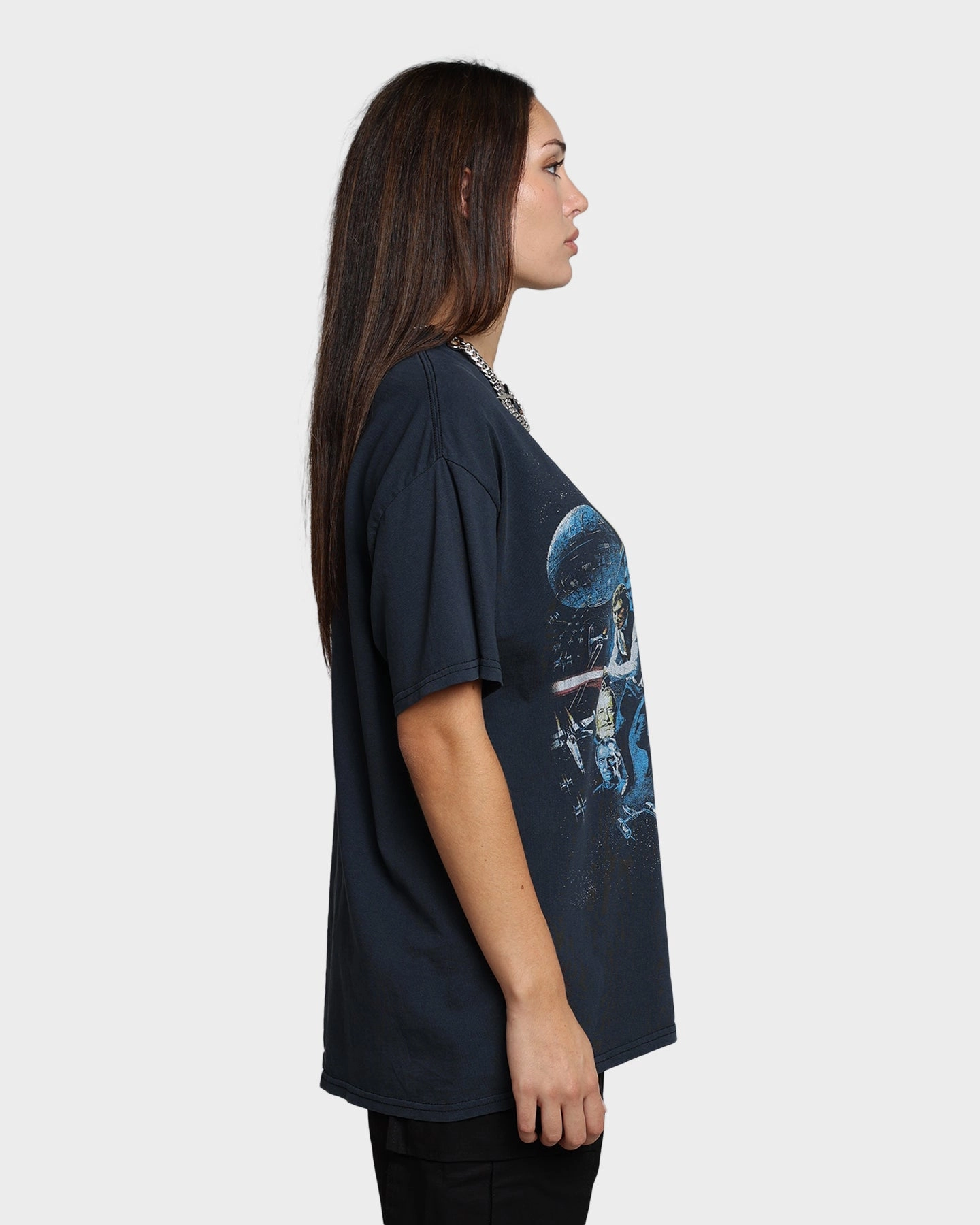 Grails Lightsaber Vintage T-Shirt Vintage Wash Printed design