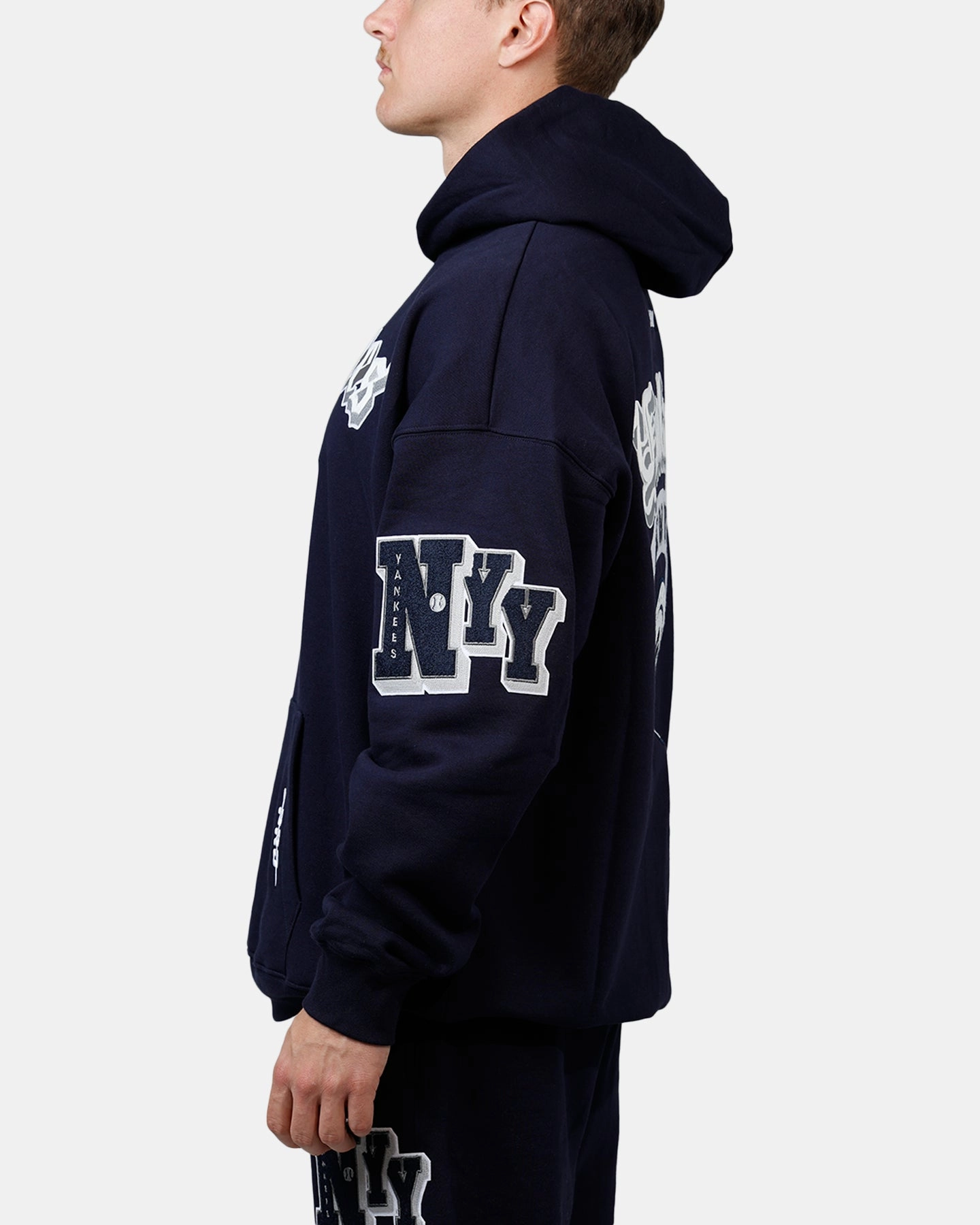 Pro Standard New York Yankees Best Of Hoodie Navy Floss