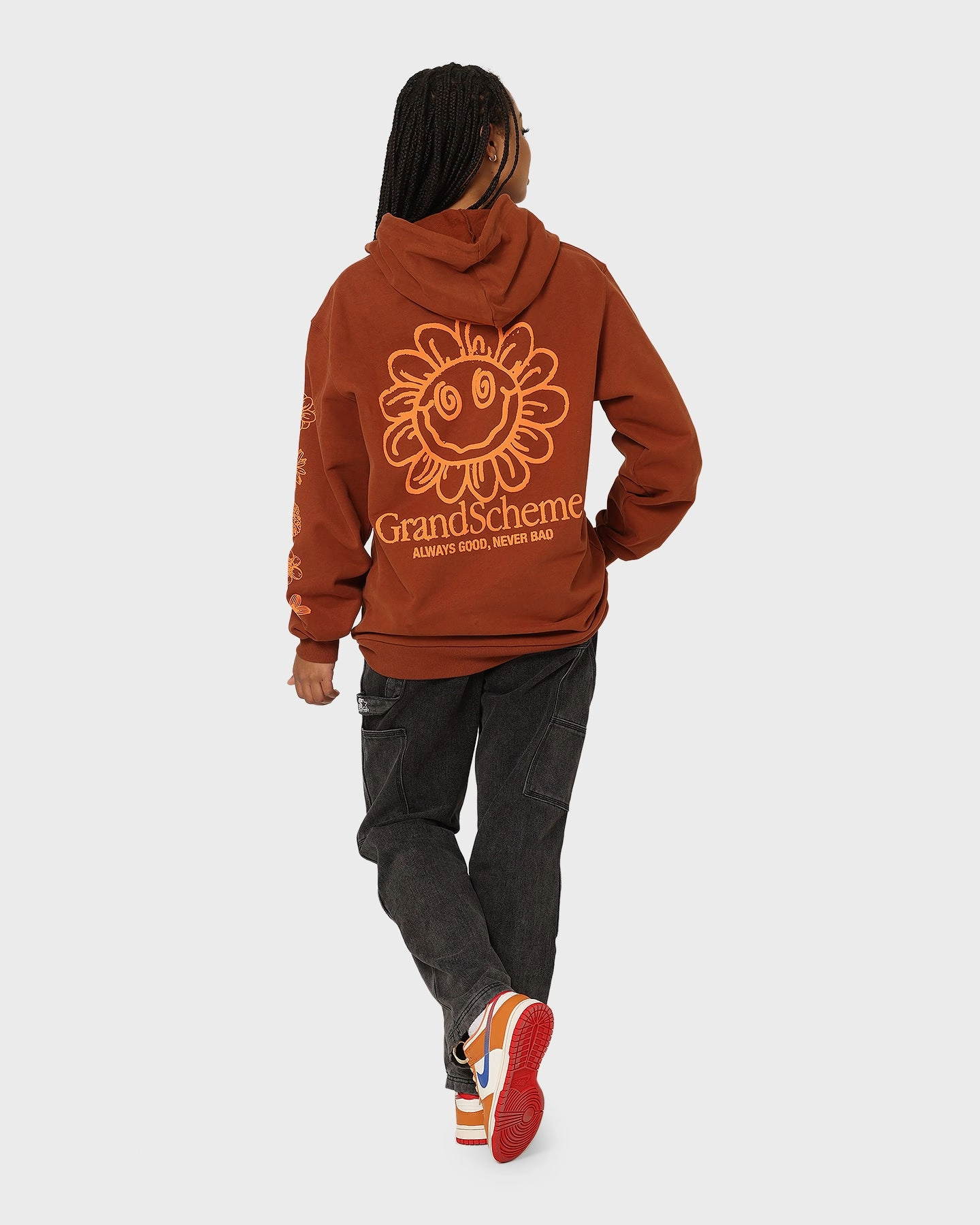 Ventilation Vents Adventure Wear Grand Scheme Always Good Hoodie Brown