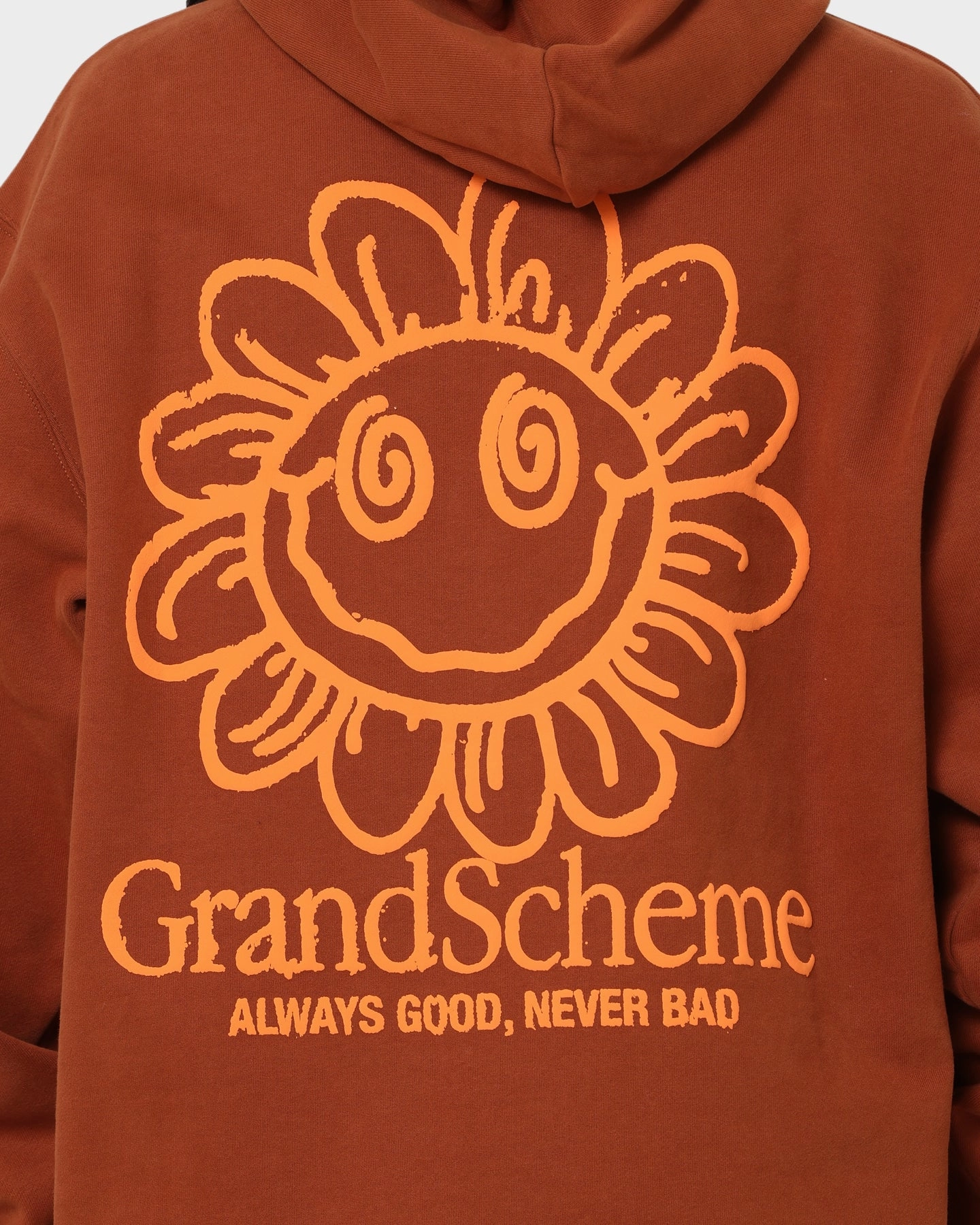 Grand Scheme Always Good Hoodie Brown Trilby All Day Fit