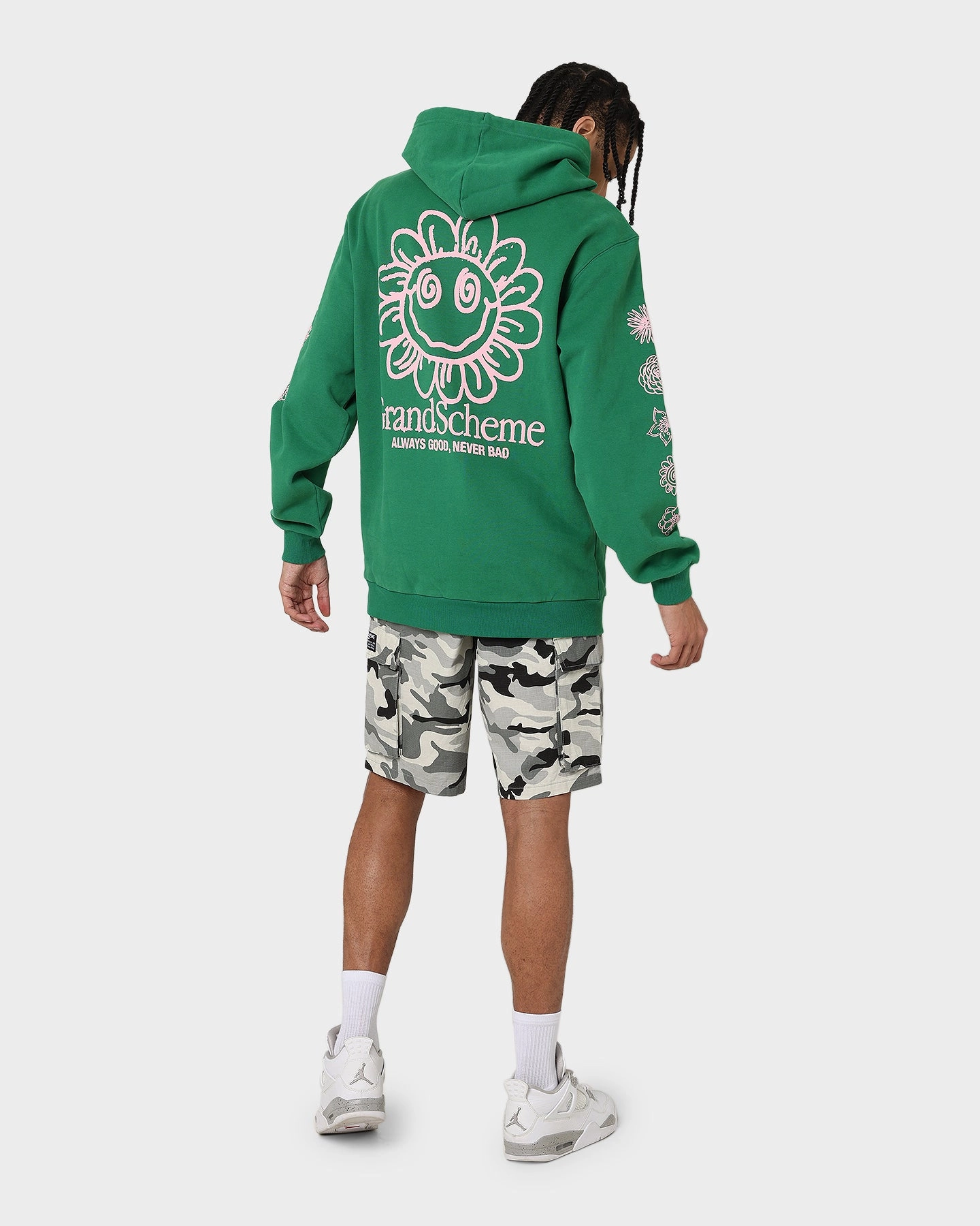 Grand Scheme Always Good Hoodie Green Charity
