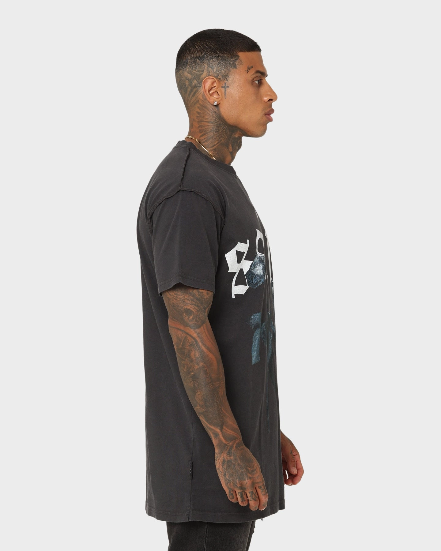 Unisex versatility Low Impact Processing Saint Morta True Love Lafayette Vintage T-Shirt Vintage Black