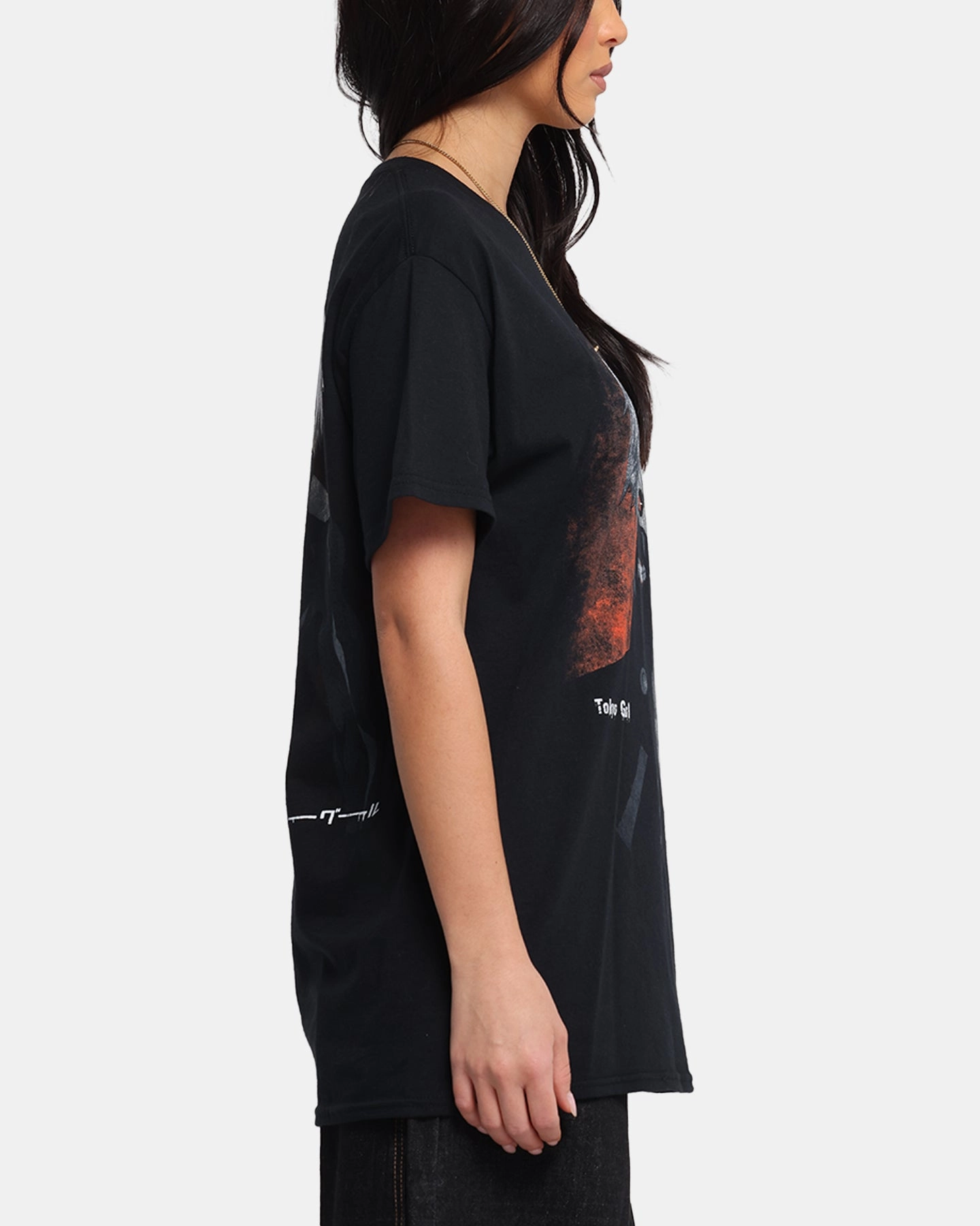 Goat Crew X Tokyo Ghoul Kaneki T-Shirt Black Comfortable Design Tear Resistant