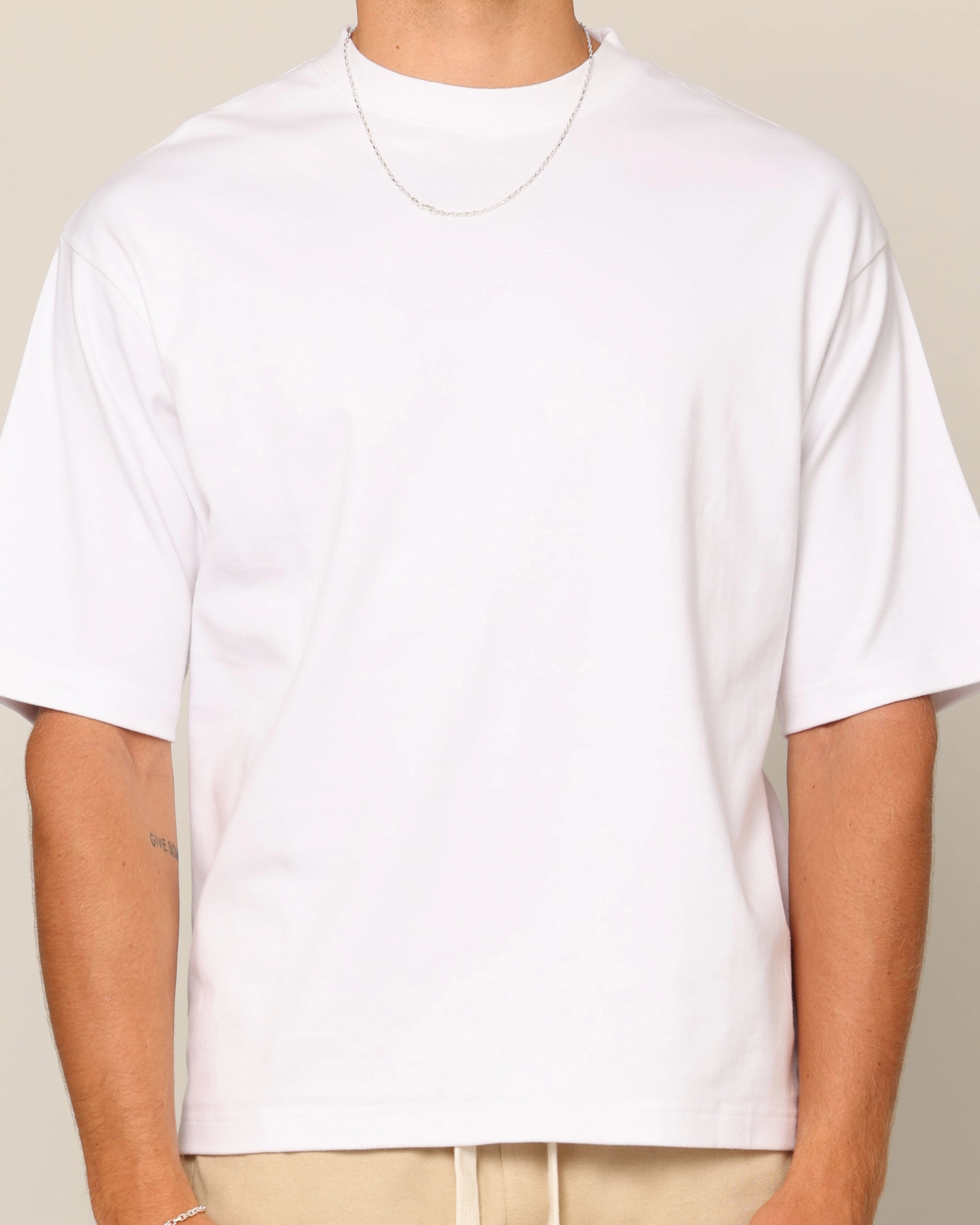 Easy Style Carr?? Blanc Boxy T-Shirt White