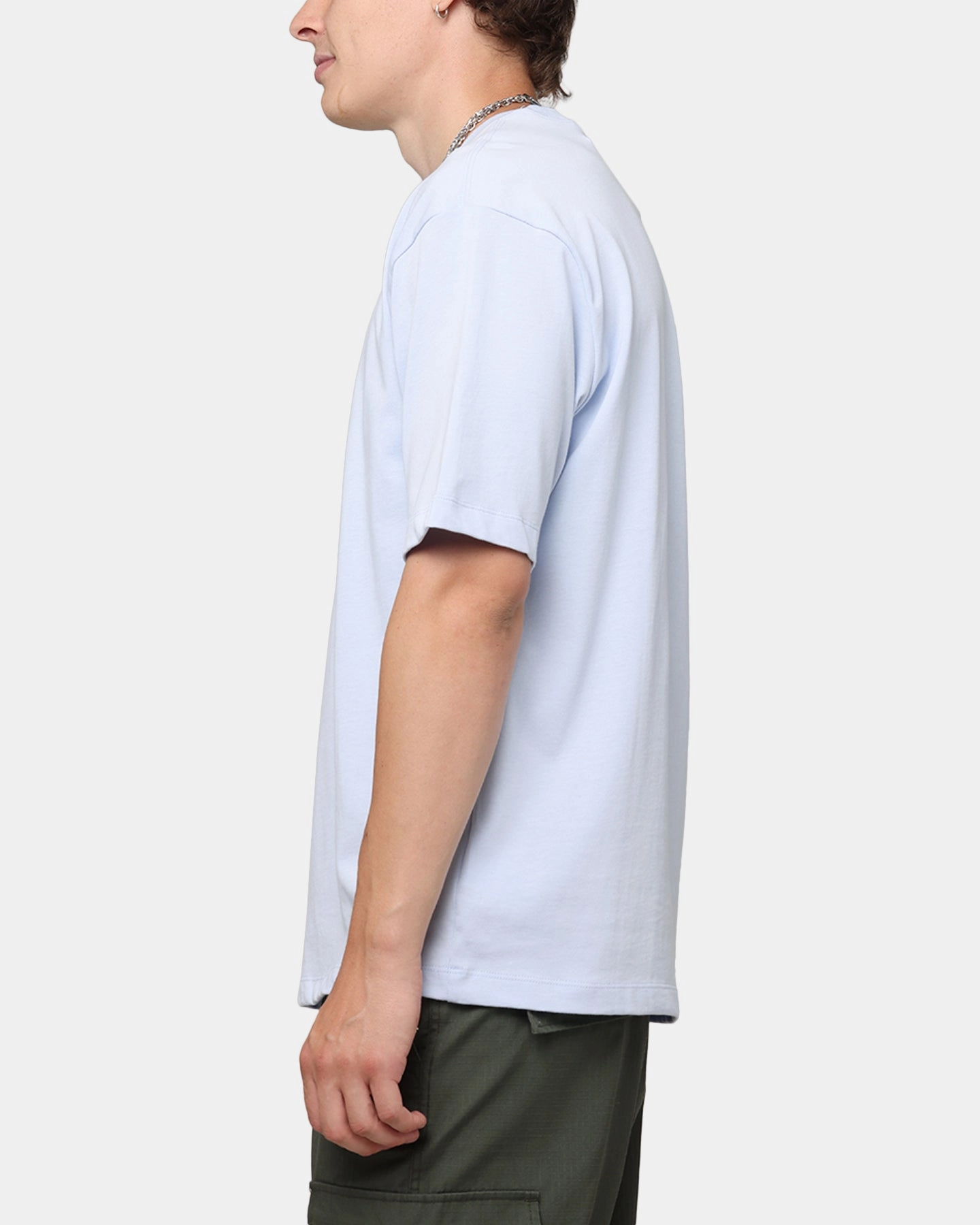 Weekend Comfort Timeless Comfort Wear Jordan Brand Sneaker Patch Crew T-Shirt Blue/Black