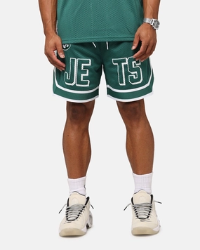 New Era New York Jets NFL Graphic Shorts Emerald Green fade resistant color Poolside Wear
