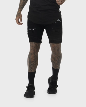 Mid - rise tumble dry Saint Morta Reptile Summum Short Black