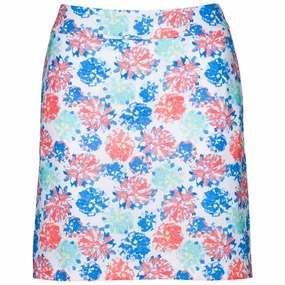 Greg Norman Peony Pull On Knit Golf Skort Coral Sunrise - SS19 Women Cultural Event