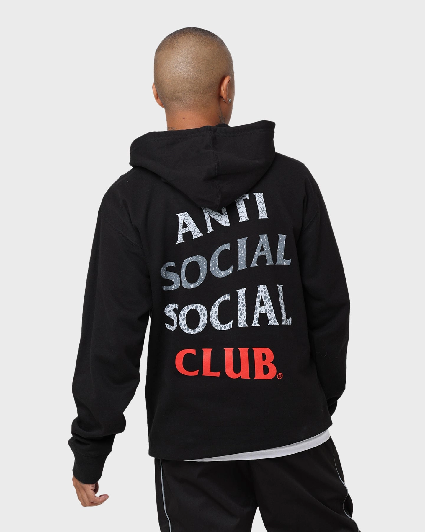Anti Social Social Club 99 Retro IV Hoodie Black Clock