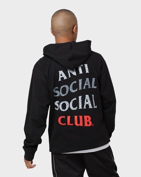Anti Social Social Club 99 Retro IV Hoodie Black Clock