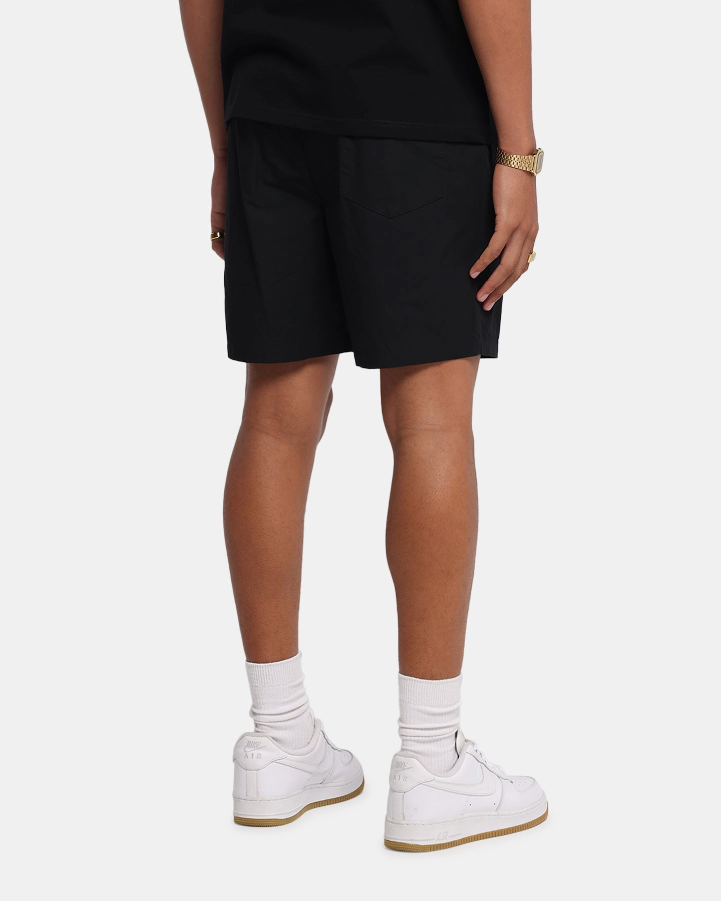 Travel Clothing Sandals Carre C-Star Line Beach Shorts Black