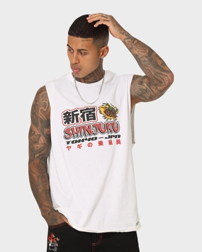 Thermal Regulating Layer Chilly Comfort Goat Crew Shinjuku Muscle T-Shirt White