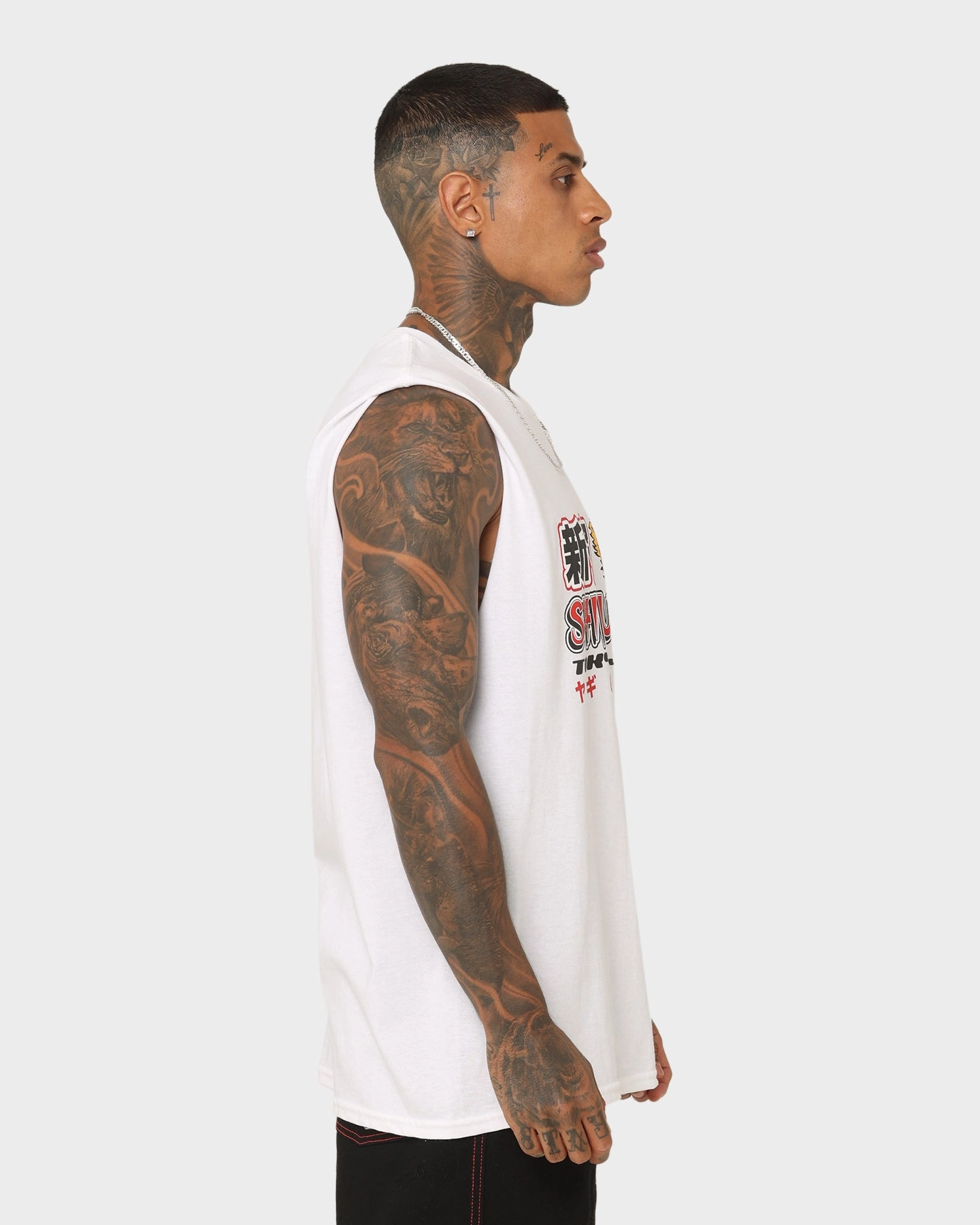 outdoor concert Goat Crew Shinjuku Muscle T-Shirt White