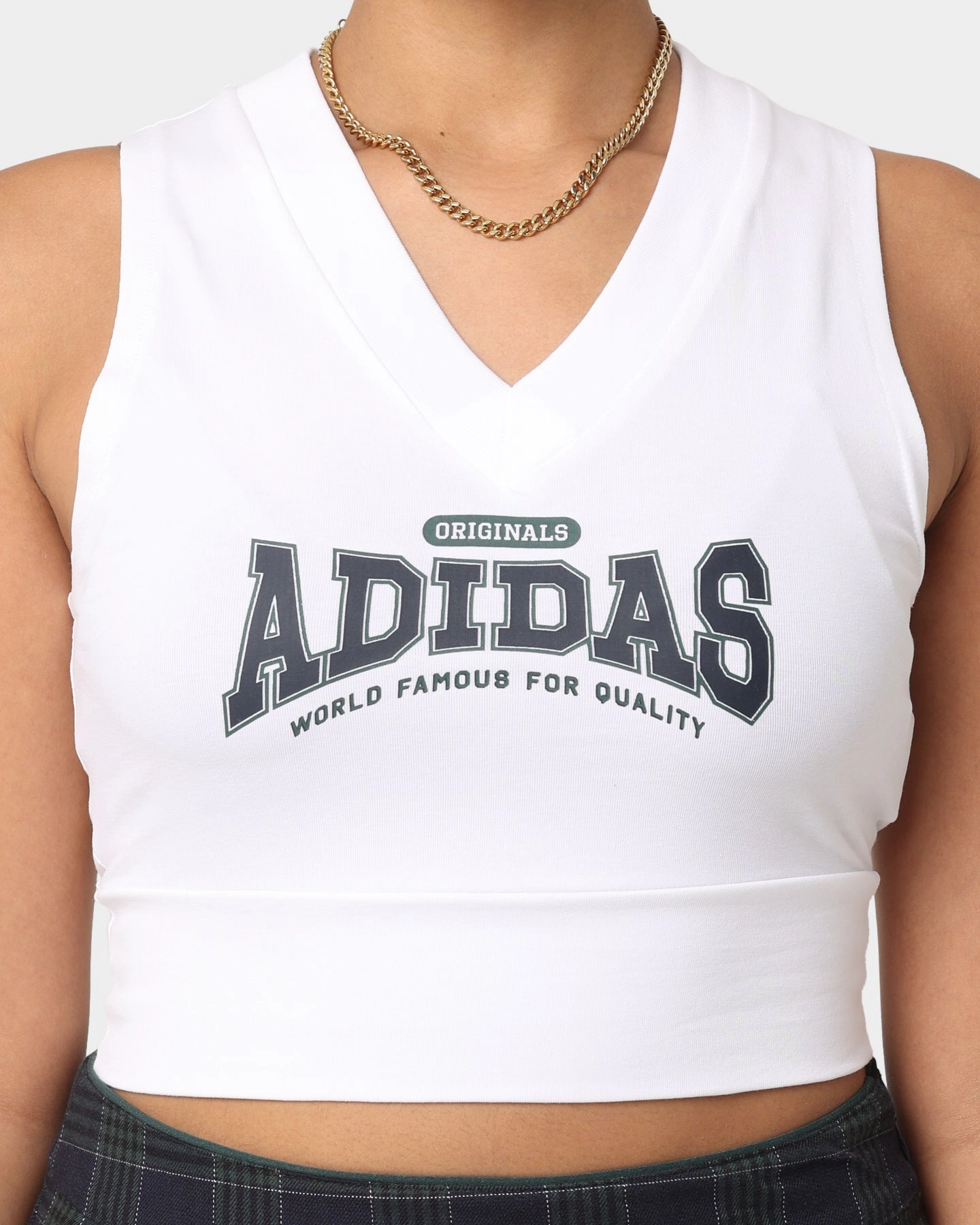 watch suitable for formal meetings Adidas Women's Original Class Of '72 Crop Top White