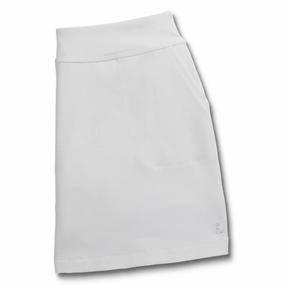 Laidback Style FootJoy Knit Golf Skort White - SS22 Women