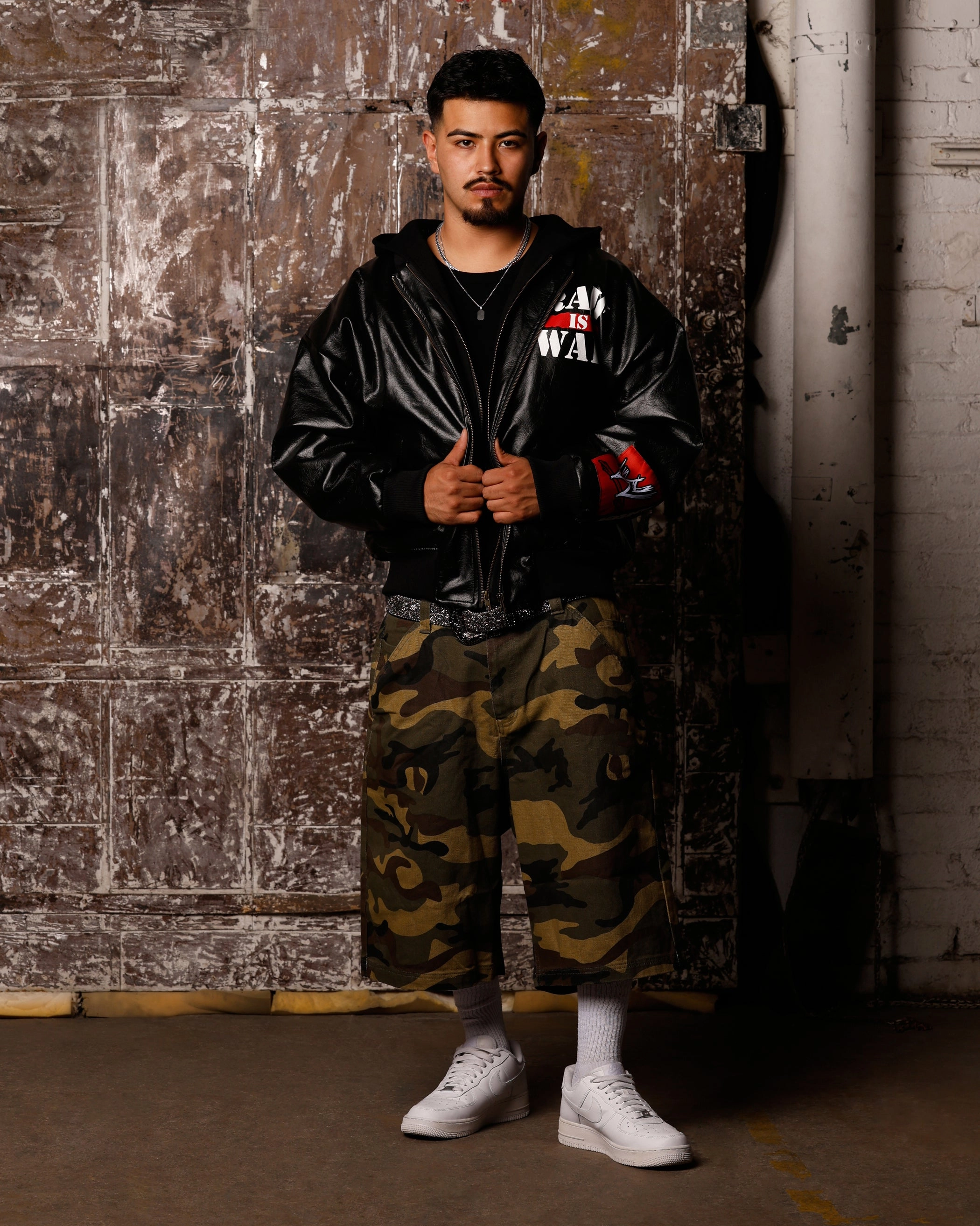 Ceremony Loiter X WWE Raw Is War Jacket Black