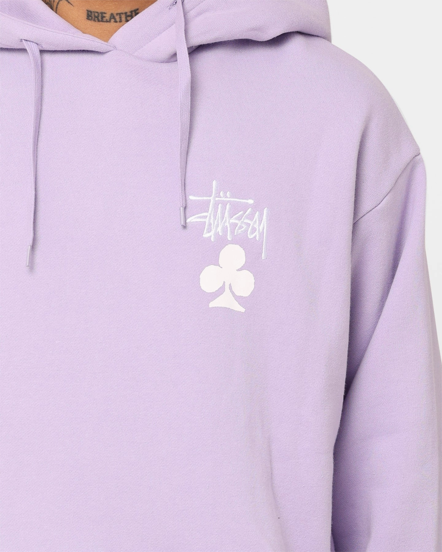 snap closure Taste Stussy House Of Cards Hoodie Lilac