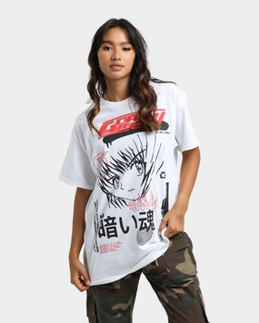 Breathable Comfort Comfy Fit Wear Goat Crew Korea T-Shirt White