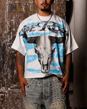 Casual Day Wear Loiter X WWE The Rock Vintage T-Shirt Off White