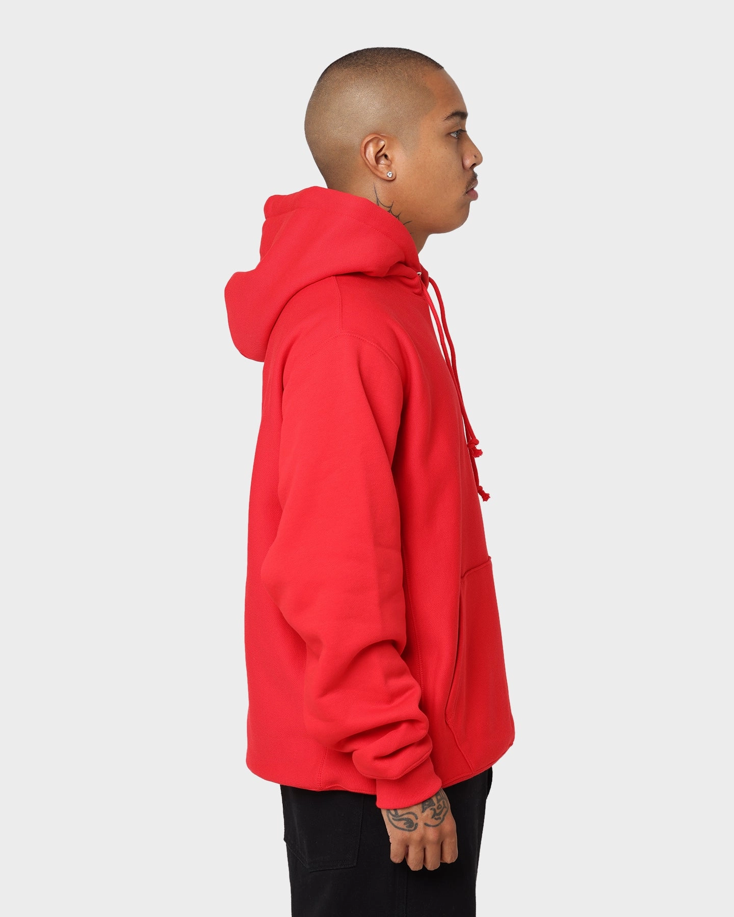 Champion Rev Weave Hoodie Red shock - resistance test passed Waste - reducing